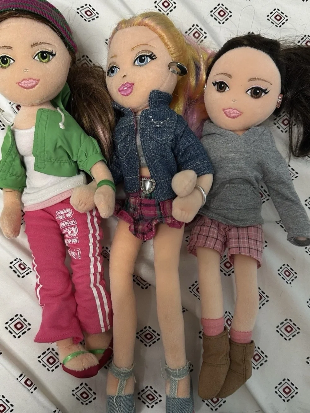 Ty Girlz Plush Dolls Poseable Retired Y2k 2000 style Kids Teens vintage Used Toy